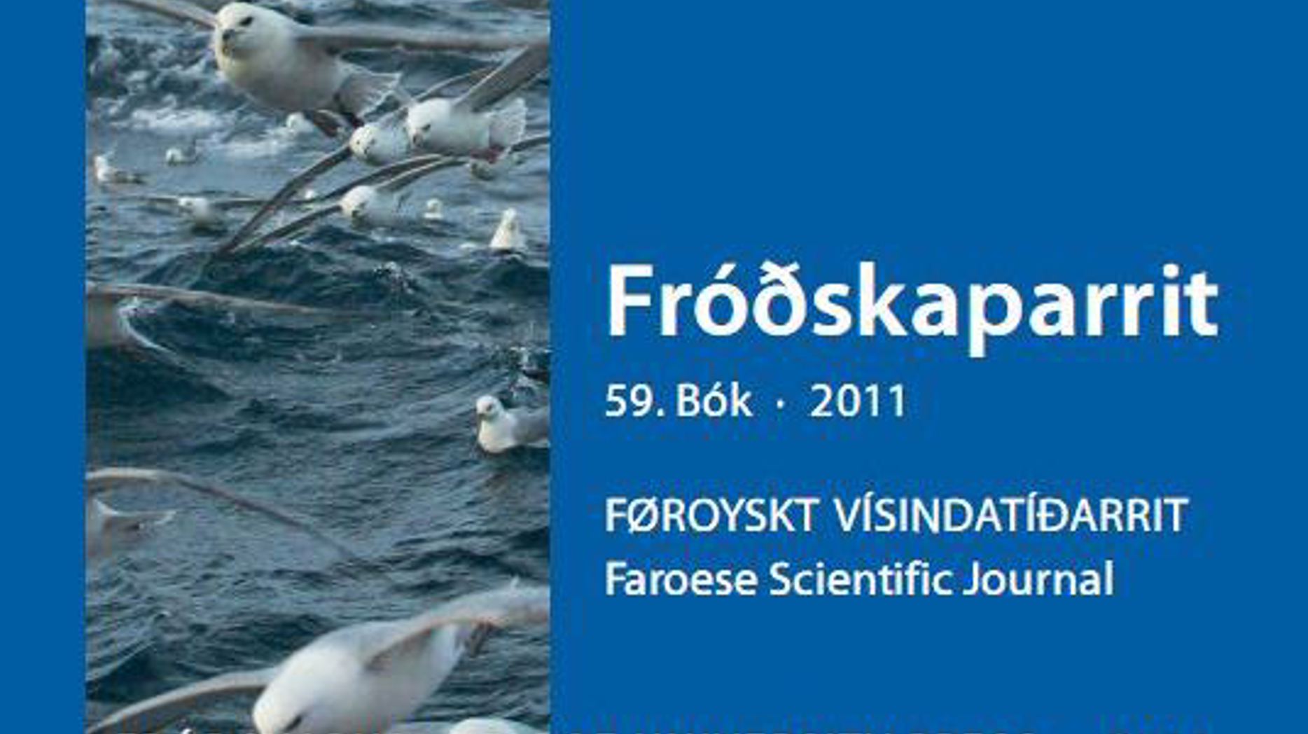 Fróðskaparrit 59 komið